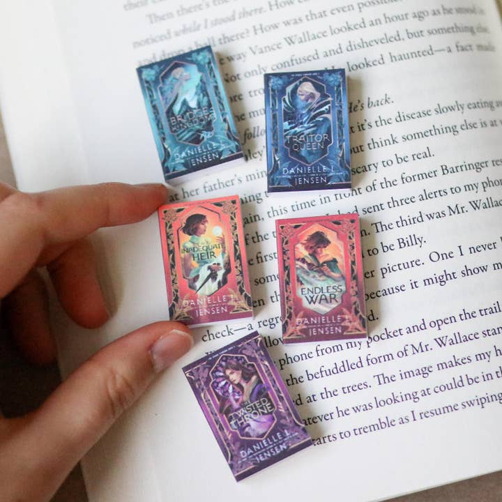 Handmade MINI The Bridge Kingdom Series Books (set of 5 mini books) for wholesale by The Sticker Shop