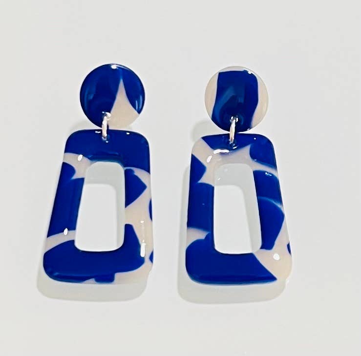 Kris Lucie – wholesale Dangle earrings – Suzie Blue Earrings1