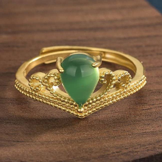 Chalcedon Princess Ring im asiatischen/chinesischen Stil für den Großhandel von Bright MacMing