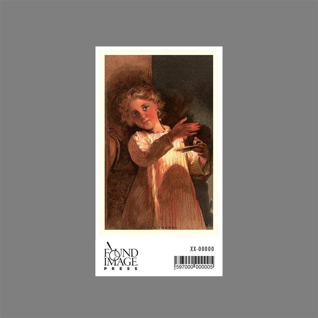 Found Image Press – Großhandel Aufkleber – Sticker AM-549 Wer ist da?1