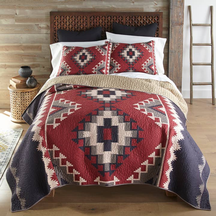 Donna Sharp Mojave Red Quilt Collection and other Purchase Wholesale bed in a bag. Free Returns & Net 60 Terms on Faire trending on Faire.