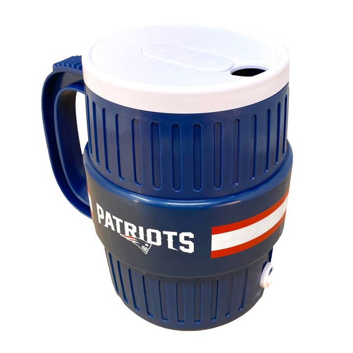 New England Patriots Water Cooler Mug for wholesale by Party Animal, Inc.