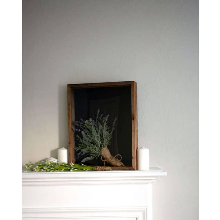 HomeRoots - Wholesale Picture frame - 8” x 10” Rustic Farmhouse Gray Shadow Box Frame3