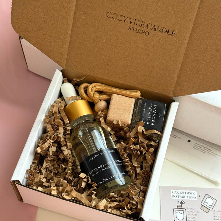 Cozyvibecandlestudio - Wholesale Car Freshener - Unisex - Car Freshener Refills | 30 ML Glass Bottle with Dropper4