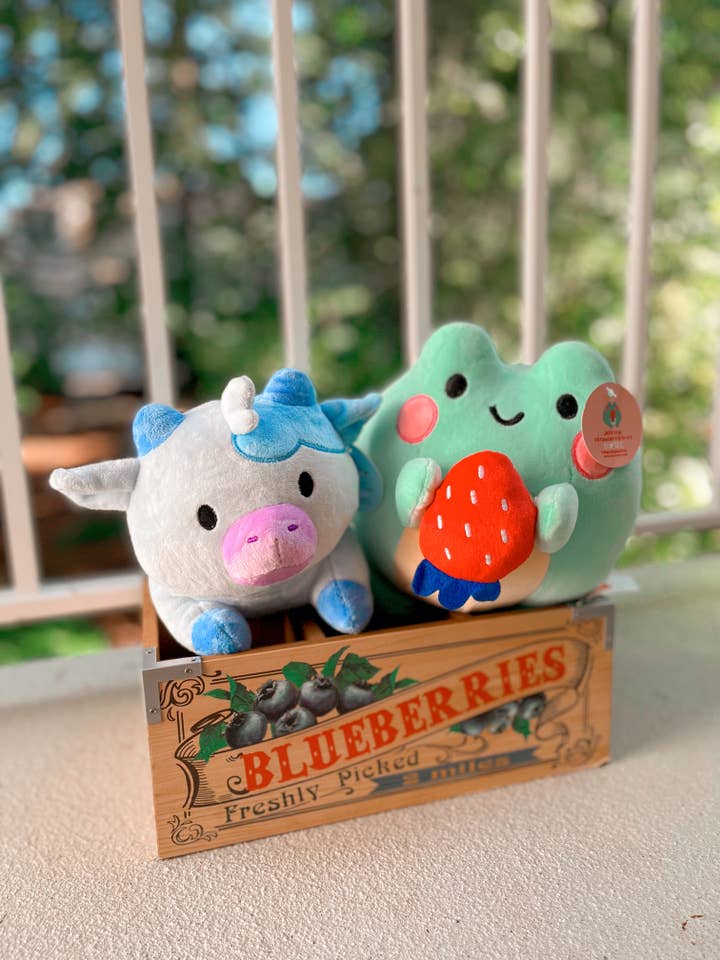 Jelly la rana fragola peluche per la vendita all'ingrosso da parte di Planet Bunnie