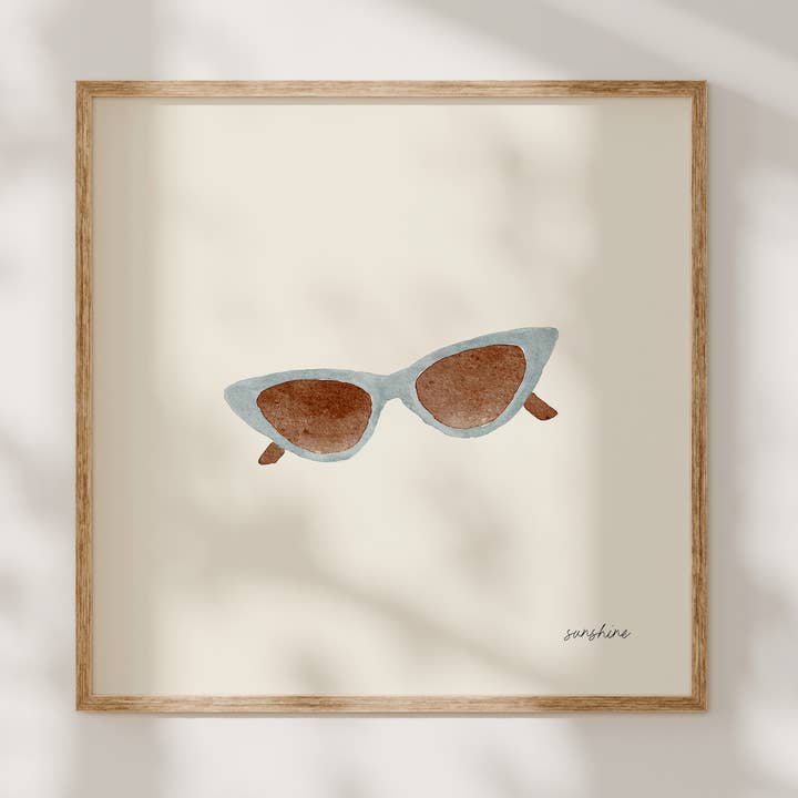 Impressão Artística de Óculos de Sol Costeiros por atacado de Paperly Creative Co