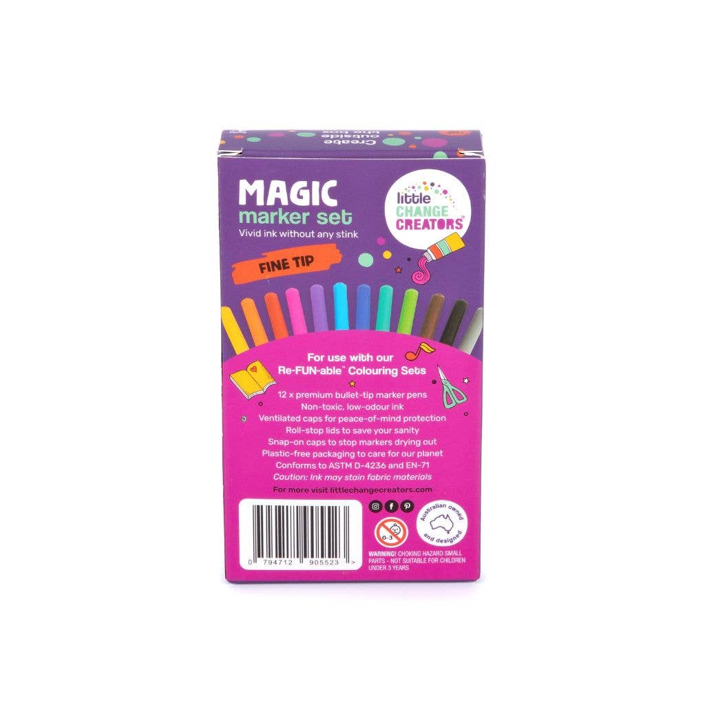 Little Change Creators - Wholesale Markers – Child & baby - MAGIC MARKERS - Fine Tip | Pens for Drawing + Colouring3