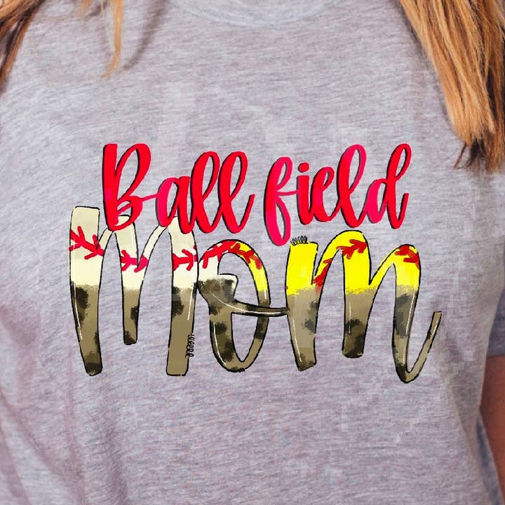 Ballfield mor DTF overførsel for engroshandel hos K and M Designs