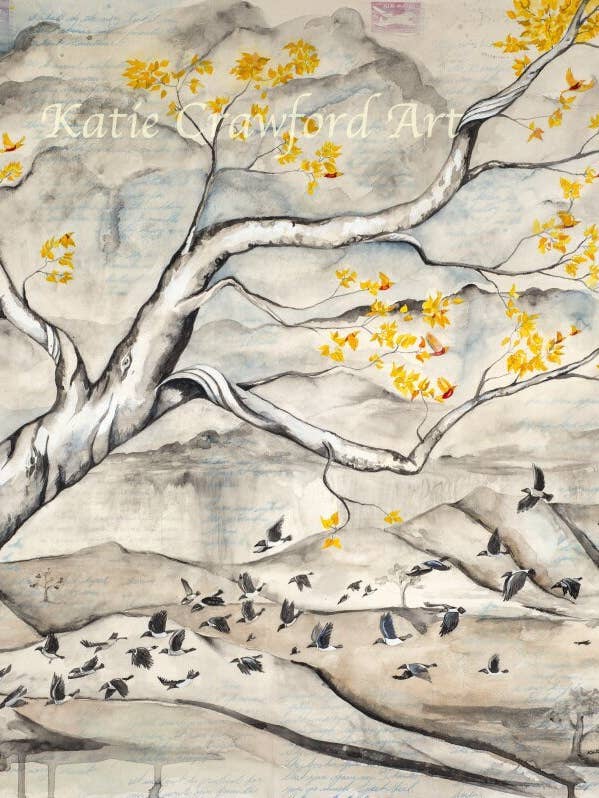 Colors Of Transformation, Giclee Print On 100% Cotton Paper for wholesale by Katie Crawford Art