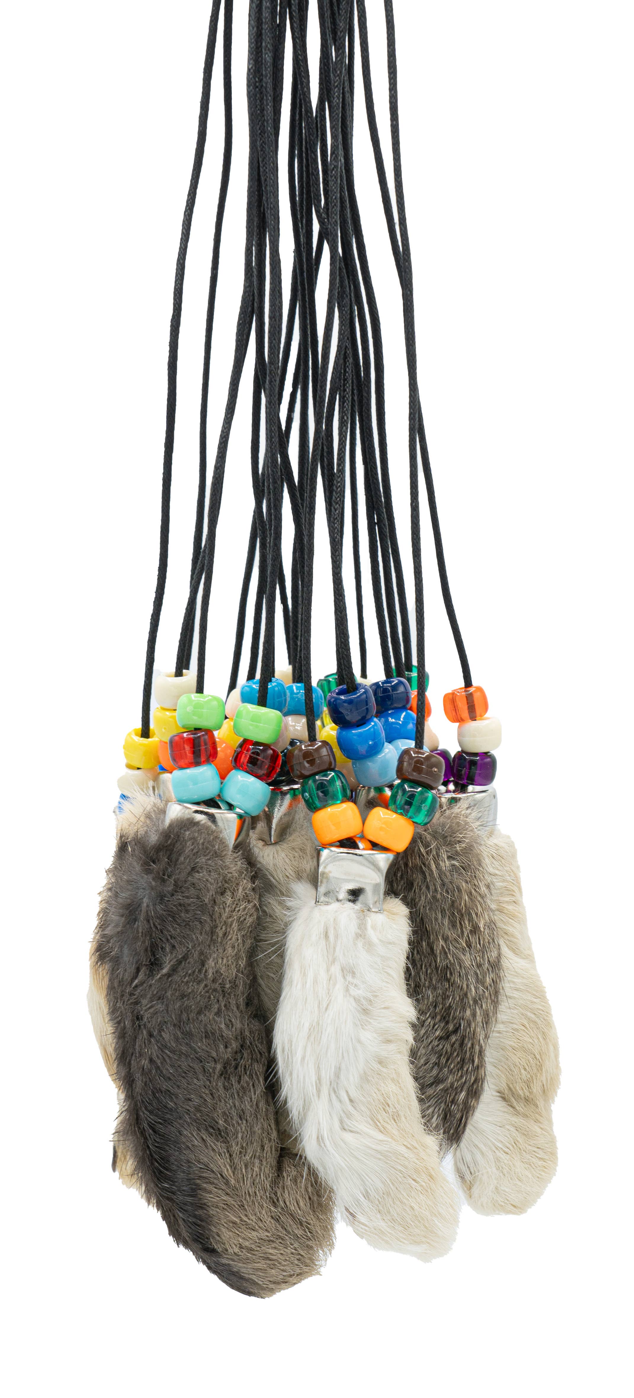 Pawnee Bill’s - Wholesale Pendant/Charm Necklace - Natural Rabbit Feet Necklaces