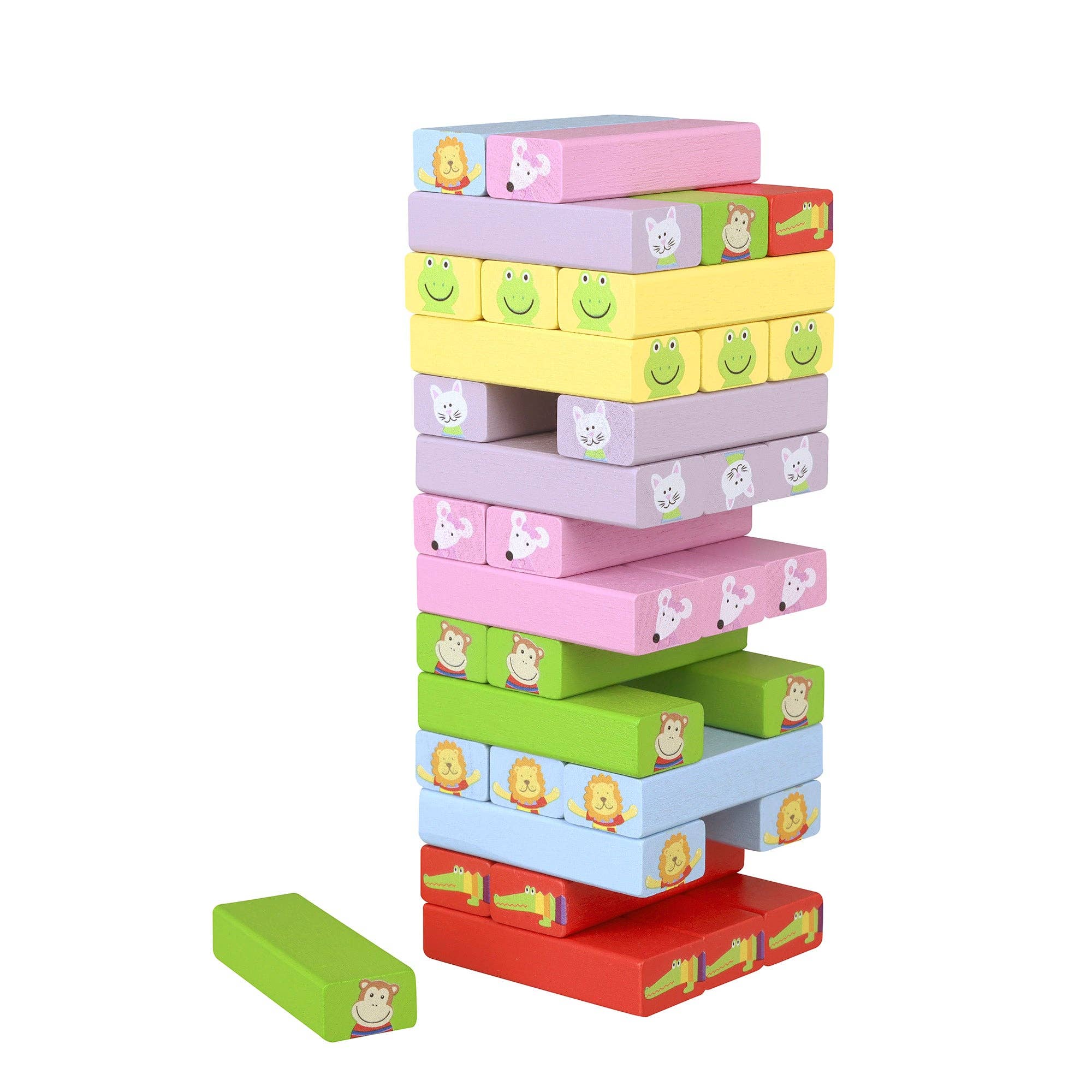 Orange Tree Toys – wholesale Stacking game – NEW Animals Tumbling Tower1