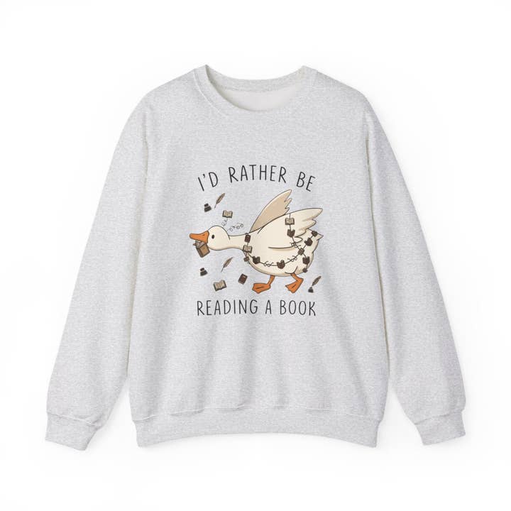 I'd Rather Be Reading a Book Sweatshirt for wholesale by MagicMerchEmporium