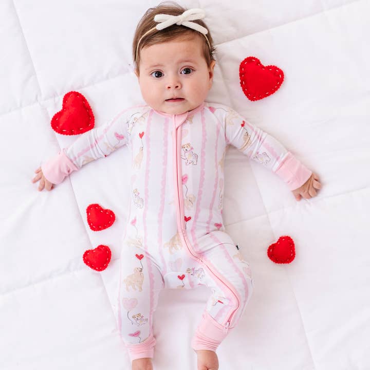 Puppy Love Convertible Footies for wholesale by Kiki + Lulu
