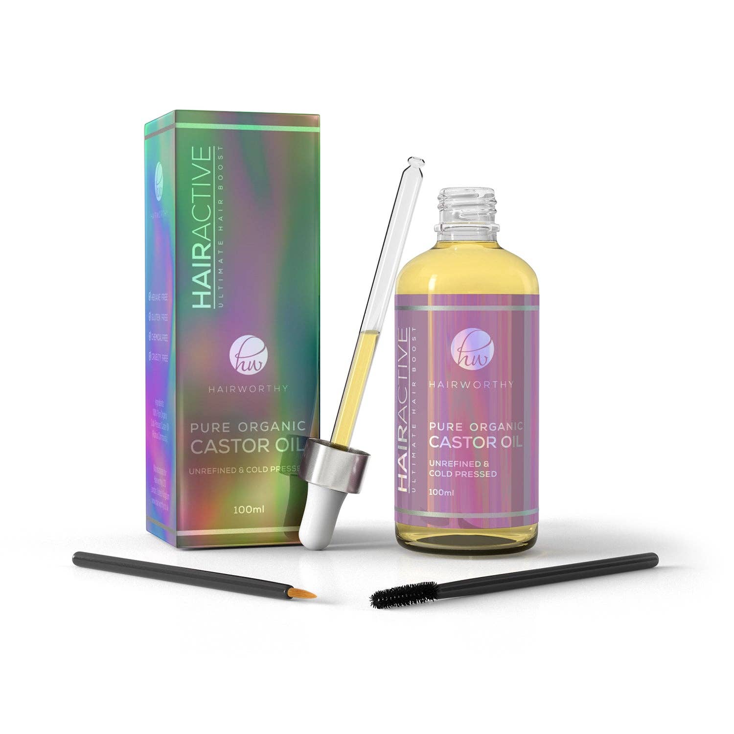 Hairworthy - Vendita all'ingrosso Oli per capelli - Olio di ricino hairactive0
