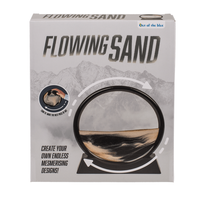 Out of the blue KG – Engroshandel Bordpynt – Sanddekoration i plastisk ramme med glas, 17,5 x 17,5 x 0,5 cm1