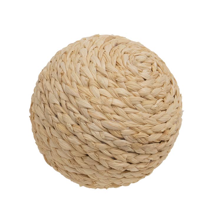 Col House Designs - Wholesale Ornament - Natural Woven Seagrass Decorative Ball - 4"