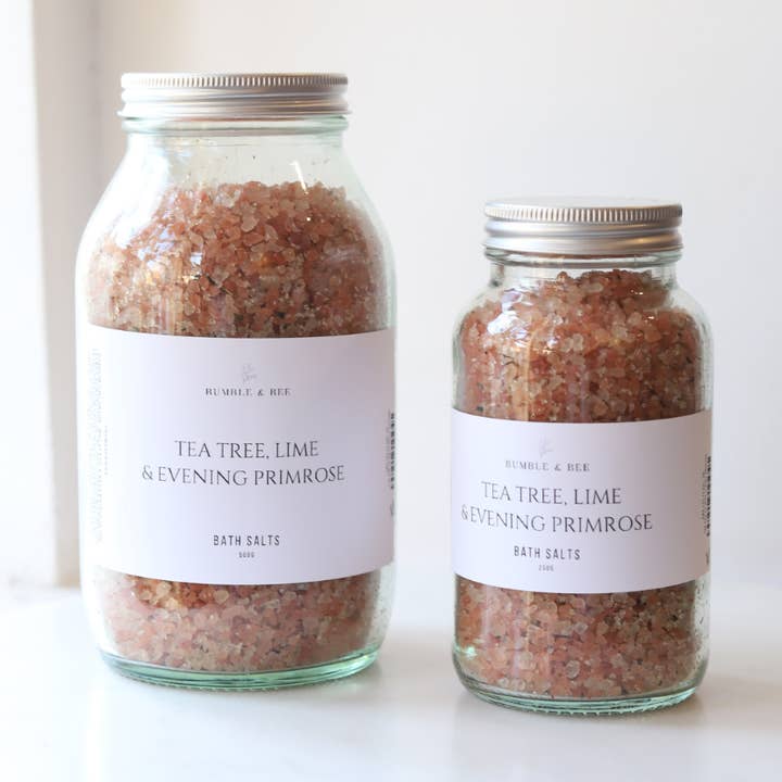 Bumble & Bee - Wholesale Bath Salts - Tea Tree & Evening Primrose Bath Salt Blend0