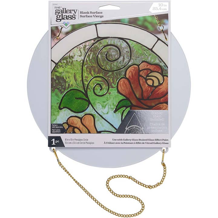 Gallery Glass ® Surfaces - Large Circle, 10" Diameter for wholesale by Plaid Crafts