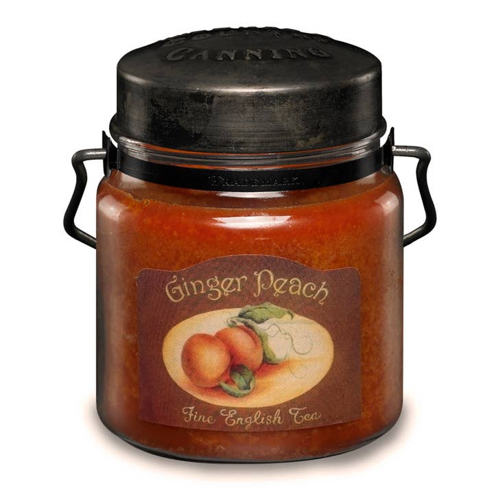 Classic Jar Candle-16oz-GINGER PEACH for wholesale by McCall's Candles