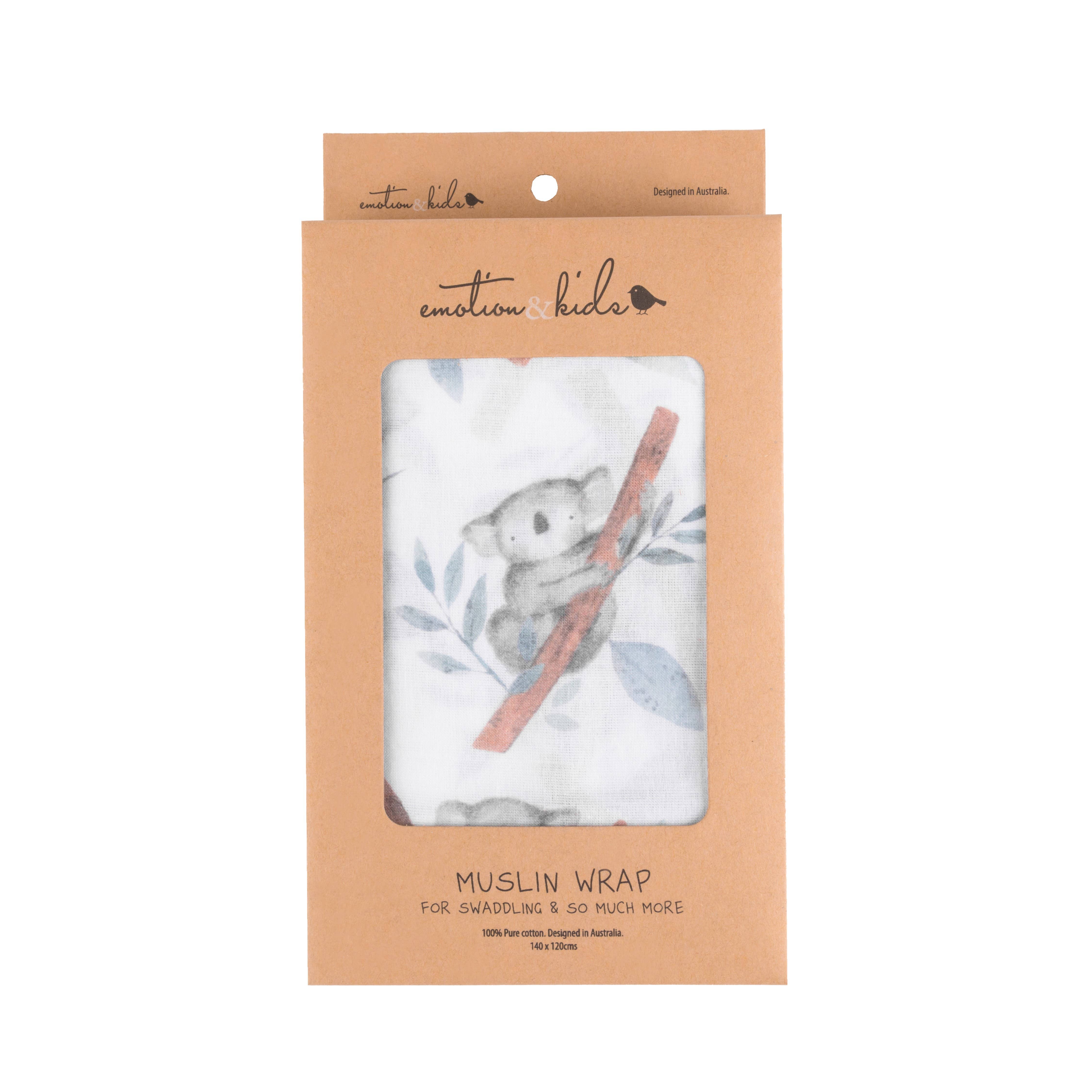 Emotion & Kids - Wholesale Swaddle - Baby - Koala Muslin Wrap/Swaddle2