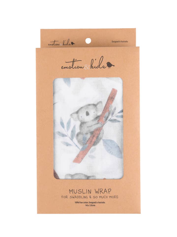 Emotion & Kids - Wholesale Swaddle - Baby - Koala Muslin Wrap/Swaddle2