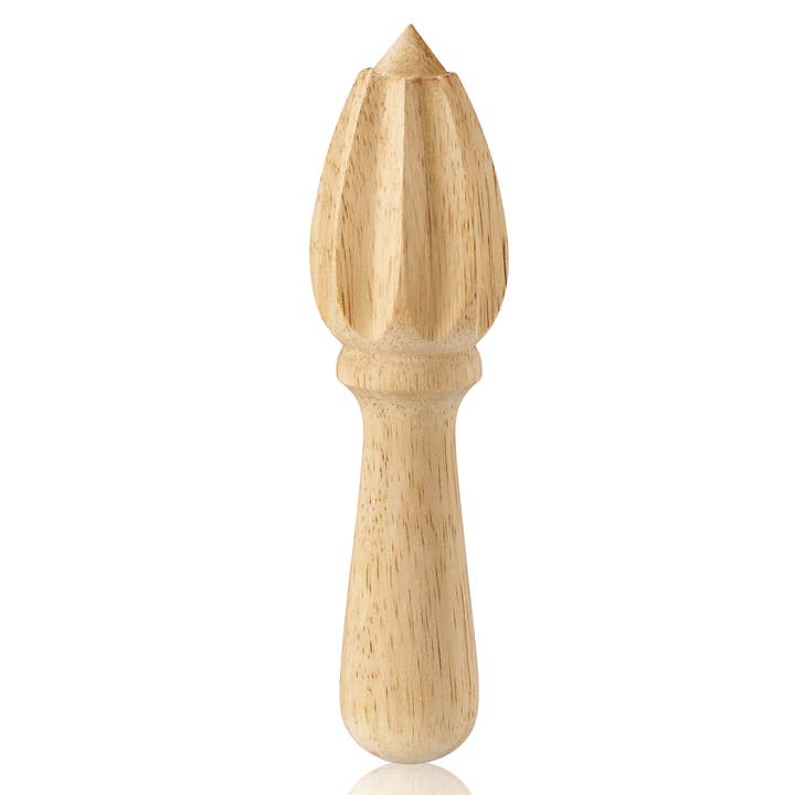 TRUE - Wholesale Juicer - Juice 6.5" Natural Wood Hand-Held Citrus Reamer / Juicer