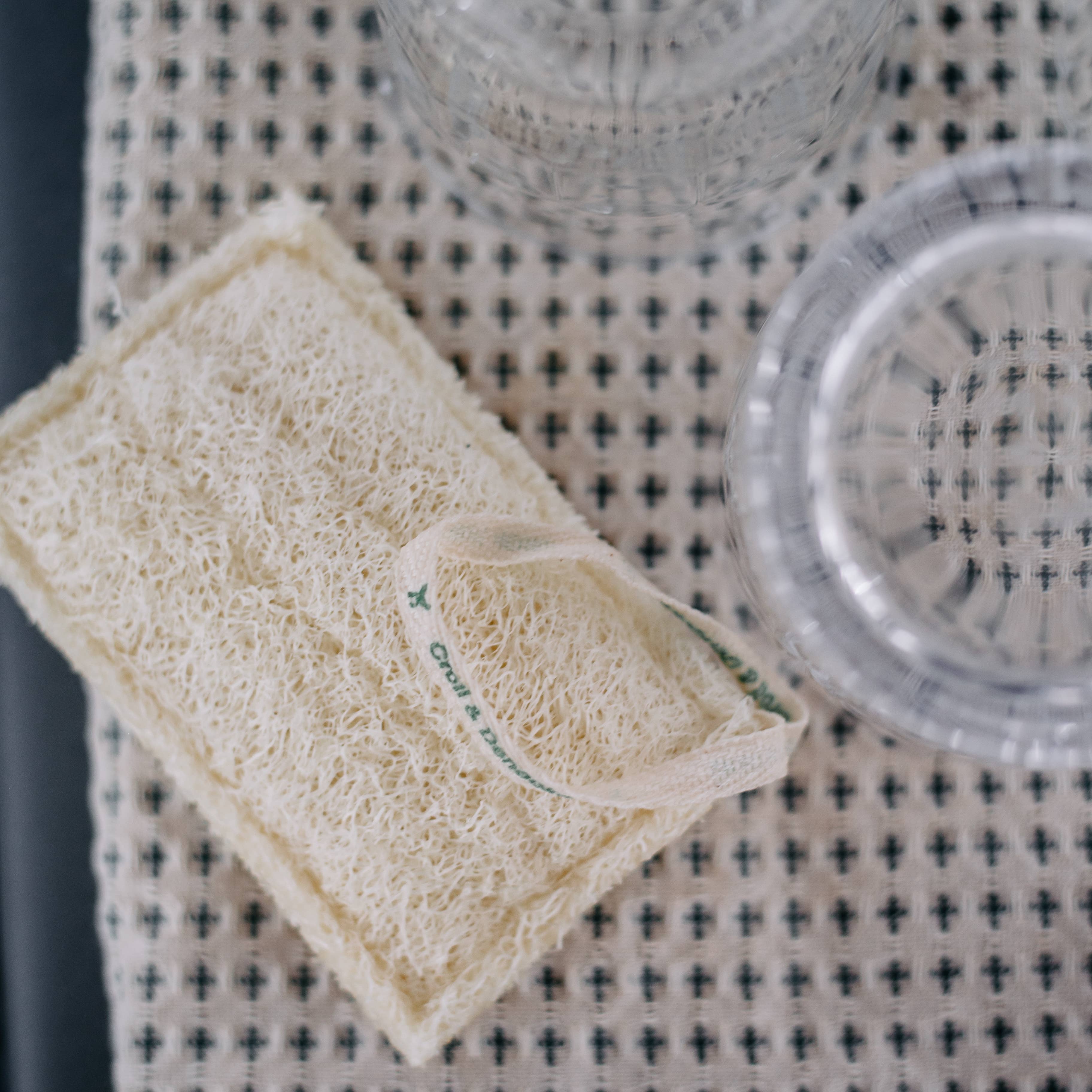 Croll & Denecke – Großhandel Reinigungsschwamm – Luffa Spülschwamm Abwaschen Putzen, 2er-Set Küche Eco2