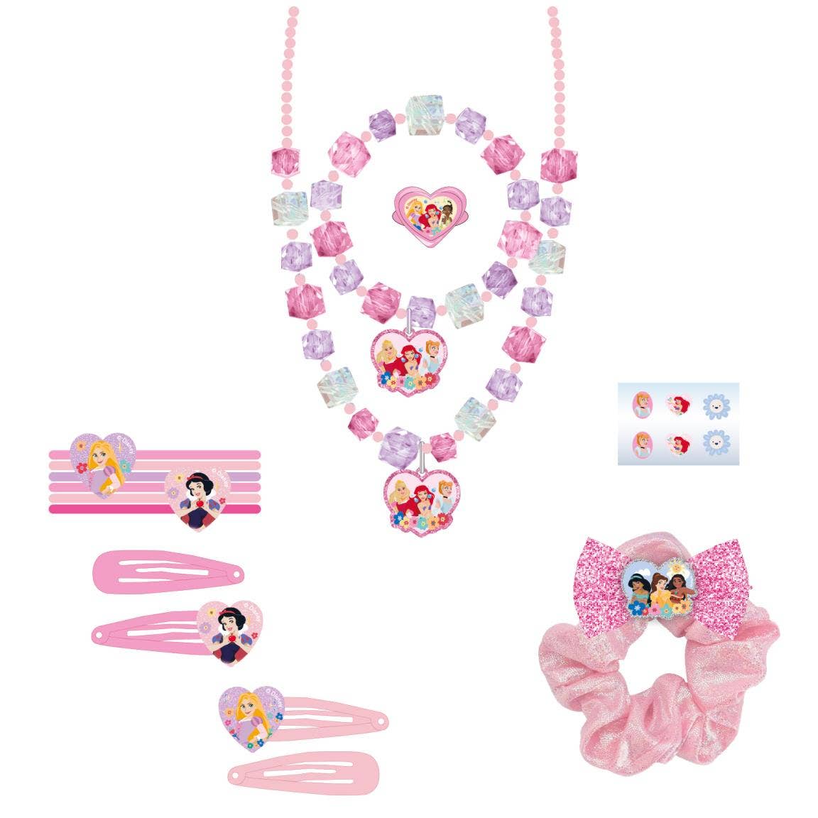 Mastoys, S.L. - Wholesale Hair Accessories Set - Kids - PRINCESS DISPLAY BEAUTY ACCESSORIES SET - 25000029342