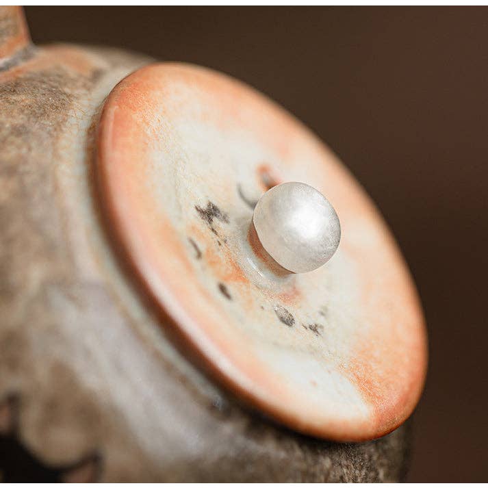 Gohobi (We cover U.S. import duties) - Wholesale Tea Pot - Gohobi Handmade Black Ink Hand-painted Cat Teapot 0025