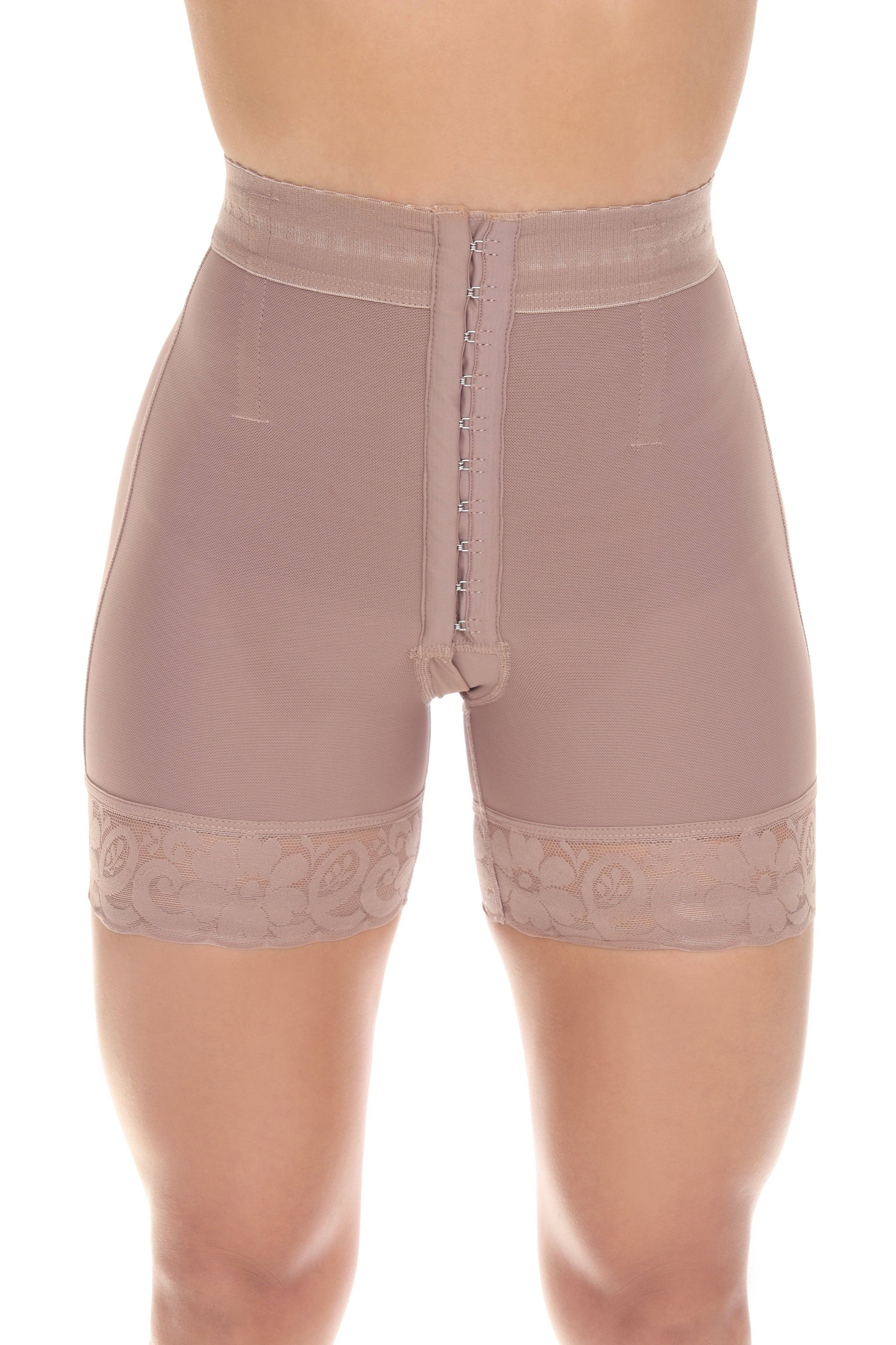 Perfect Shape - Wholesale Shapewear - Women's - 3304 High Waist Tummy Compression Butt Lifting Shorts with Three Row Hooks10