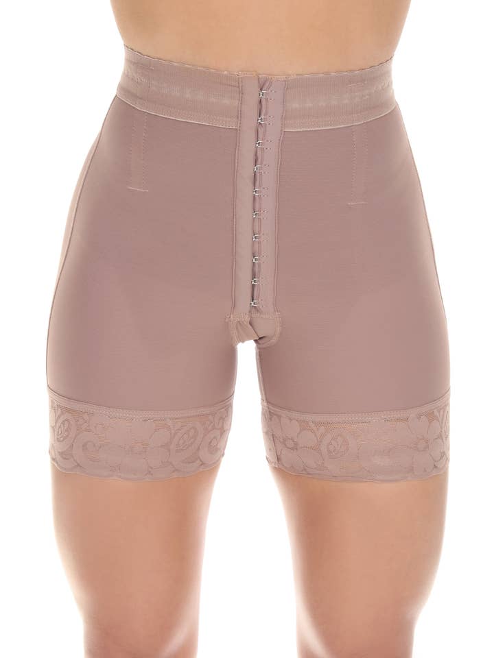 Perfect Shape - Wholesale Shapewear - Women's - 3304 High Waist Tummy Compression Butt Lifting Shorts with Three Row Hooks10