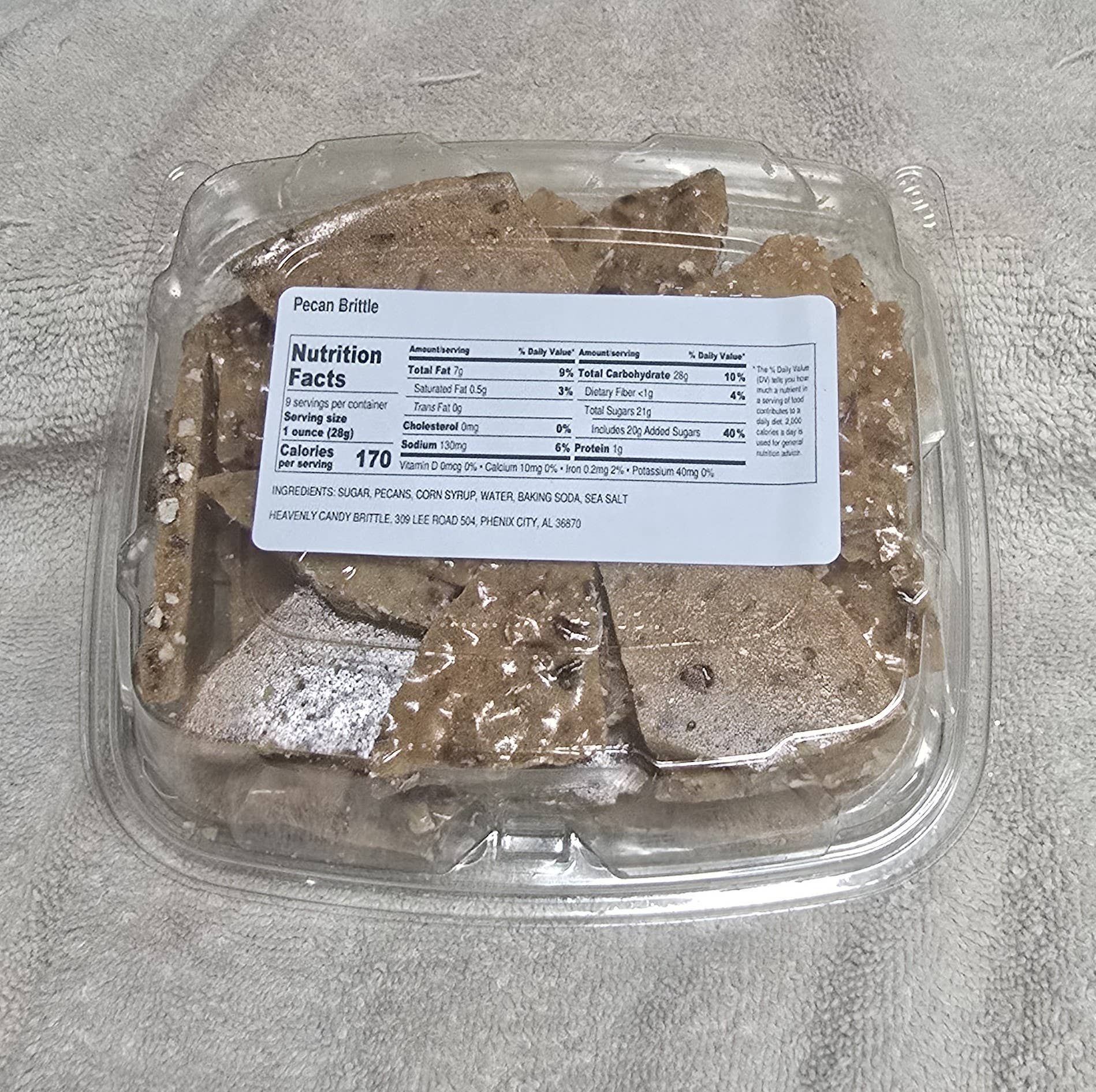 Heavenly Candy Brittle - Wholesale Brittle - Pecan Brittle3