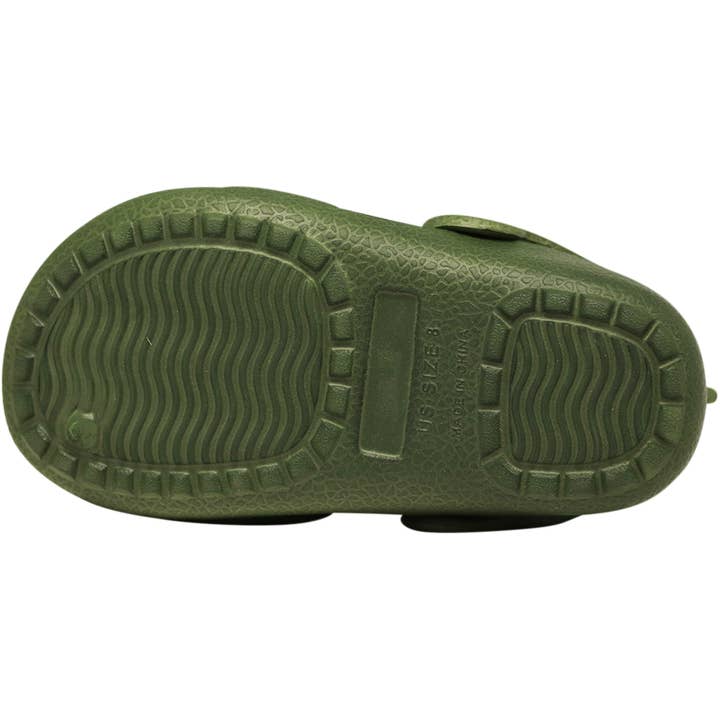 Eastern Off Price - Wholesale Sandals - Kids - Green Gator Kids' Norty Toddler Slip-On Clog Sandals 41920