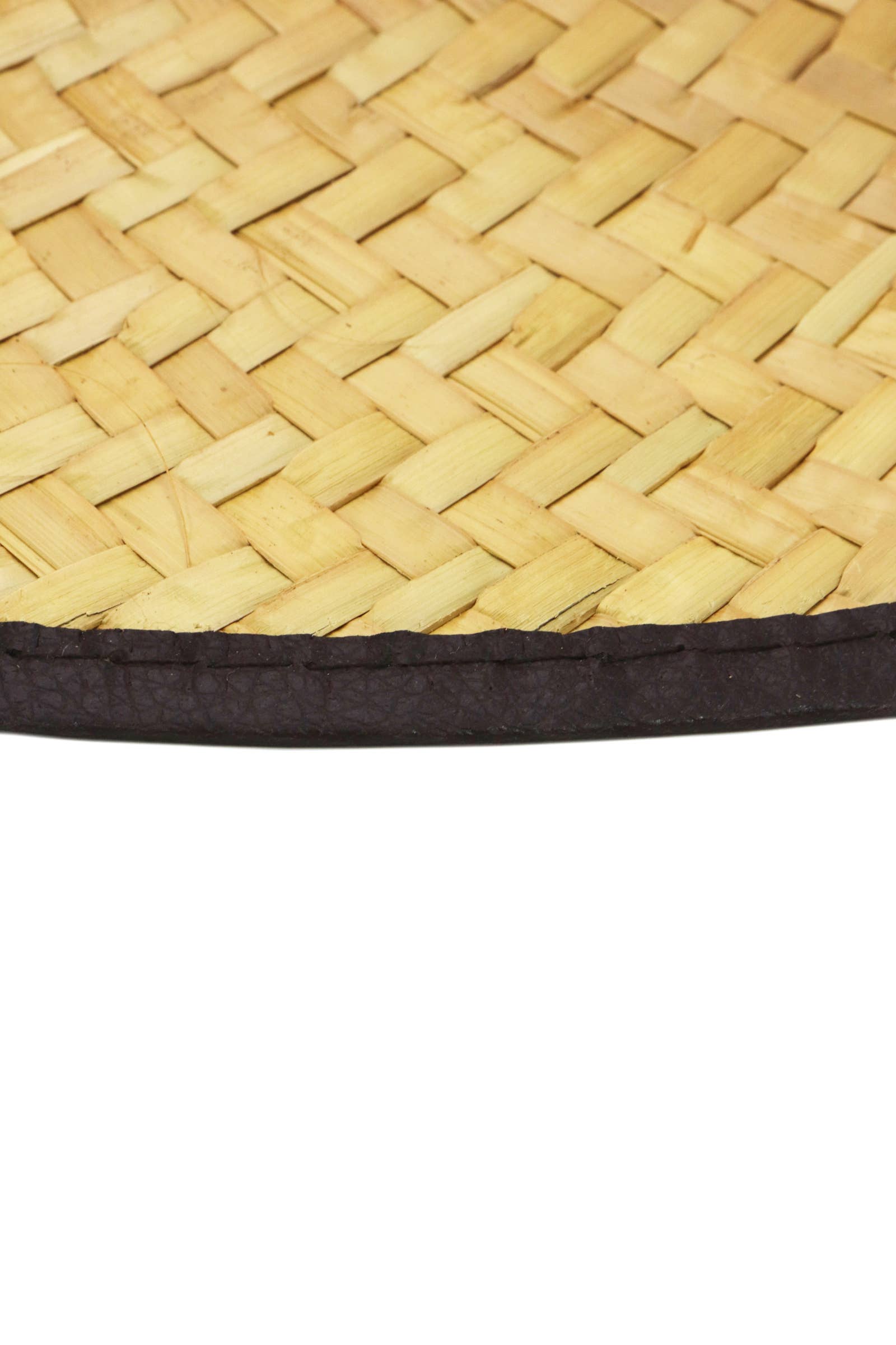 Cap Zone – Engroshandel Stråhat – unisex – Tycoon strandvagt hat i naturstrå med vegansk læderkant8