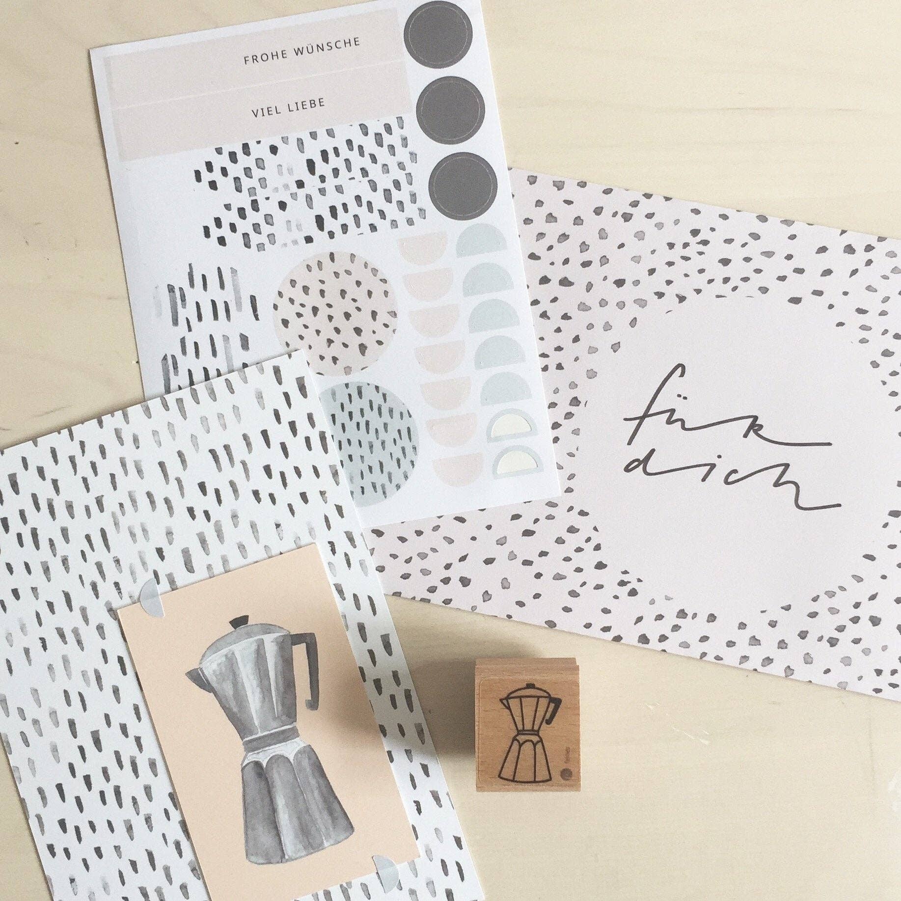 feines - Wholesale Rubber/Decorative Stamp - Mocha | Stamp1