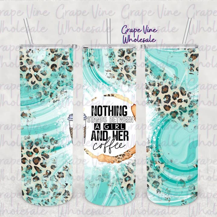 Niente si frappone tra una ragazza e il suo caffè bicchiere da 20oz per la vendita all'ingrosso da parte di GrapeVineWholesale