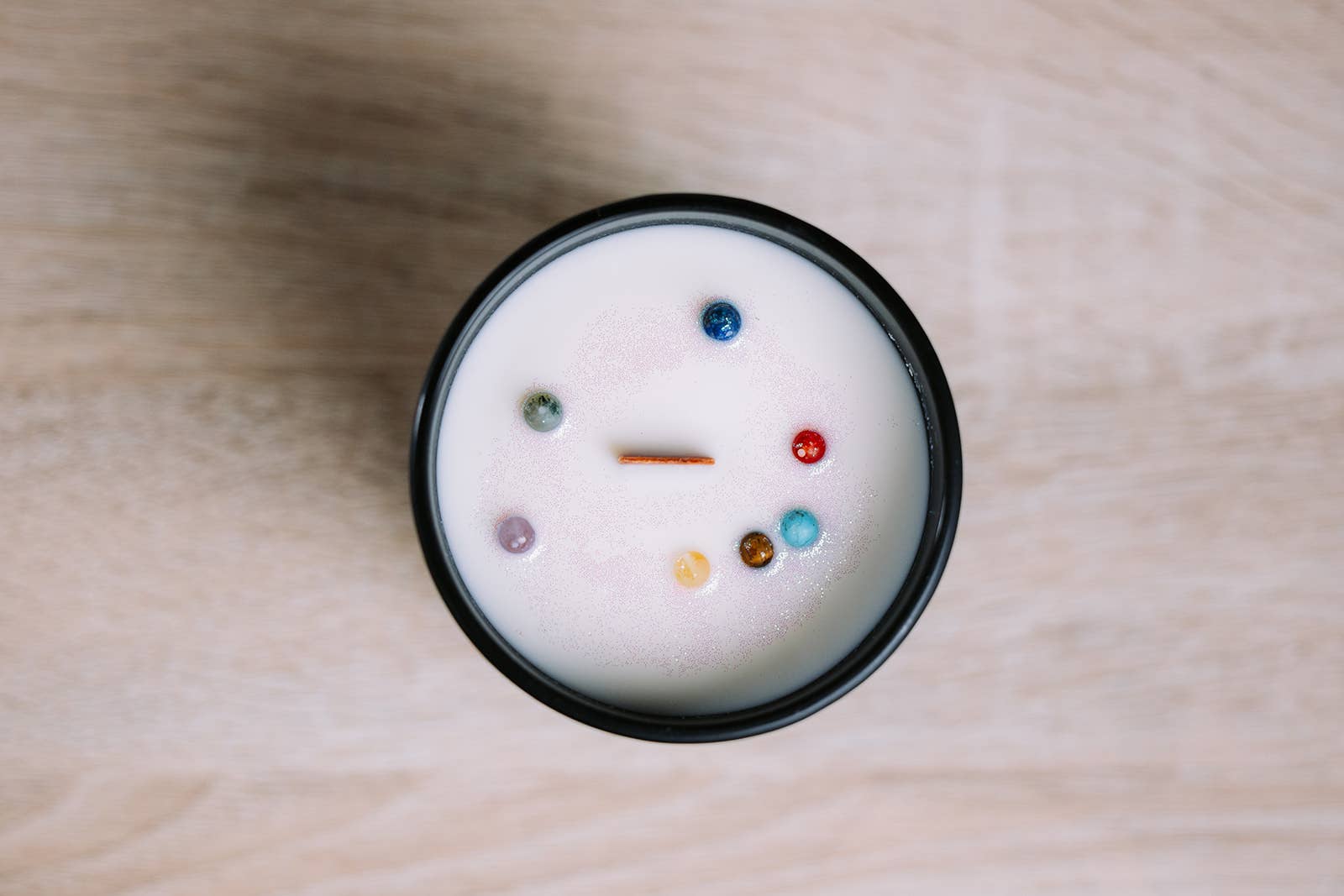 Spark & Stone Co - Wholesale Jar/Filled Candle - Birthday Wishes + Chakra Beads Candle2