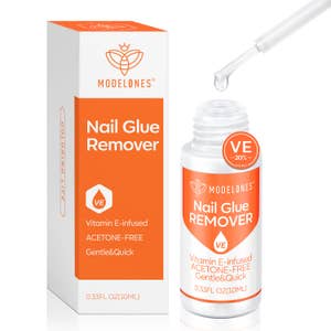 Modelones Nail Glue for Acylic Nails Brush On Nail Glue for Press