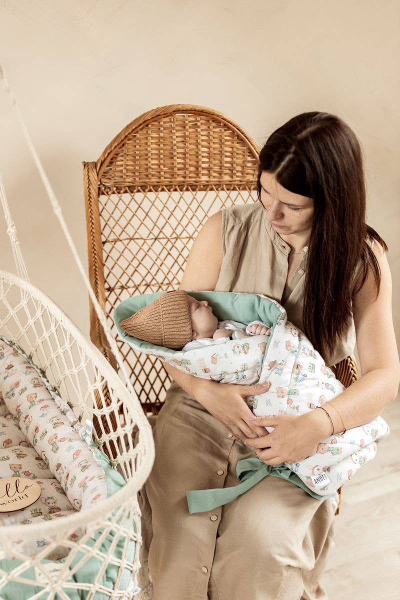 Ander - Wholesale Bedding Blanket - Kids & Baby - Lucas Cotton Baby Bloom Horn - 80x80cm Made In Poland11