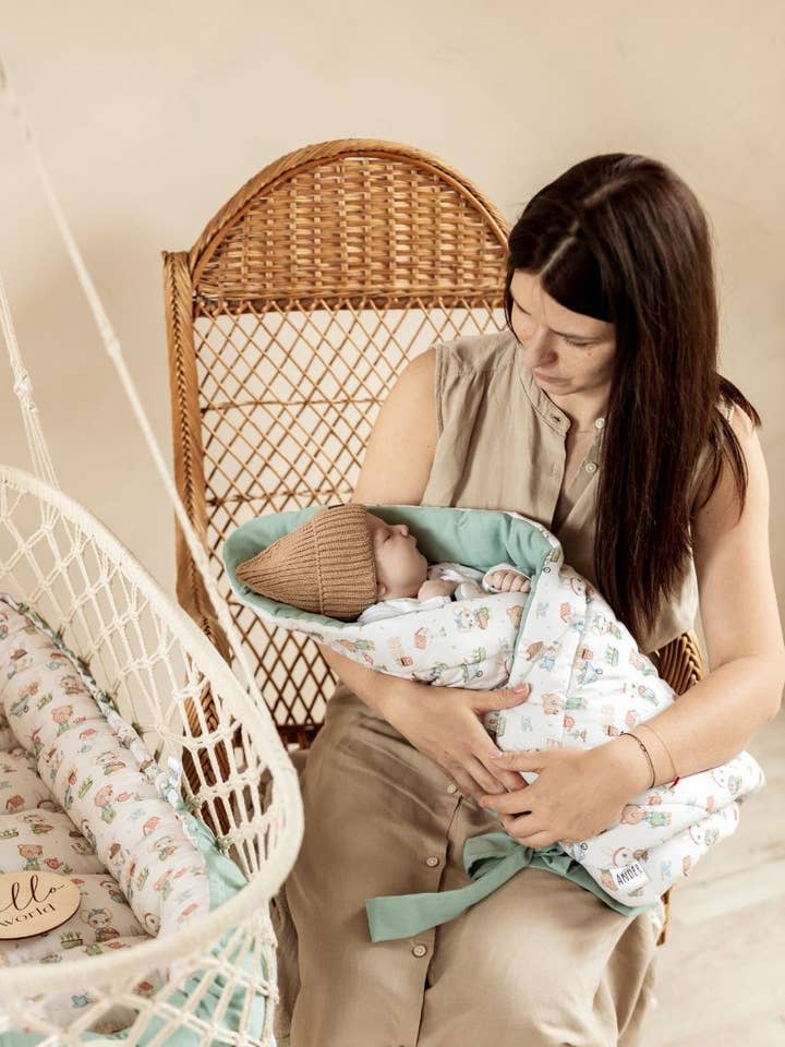 Ander - Wholesale Bedding Blanket - Kids & Baby - Lucas Cotton Baby Bloom Horn - 80x80cm Made In Poland11