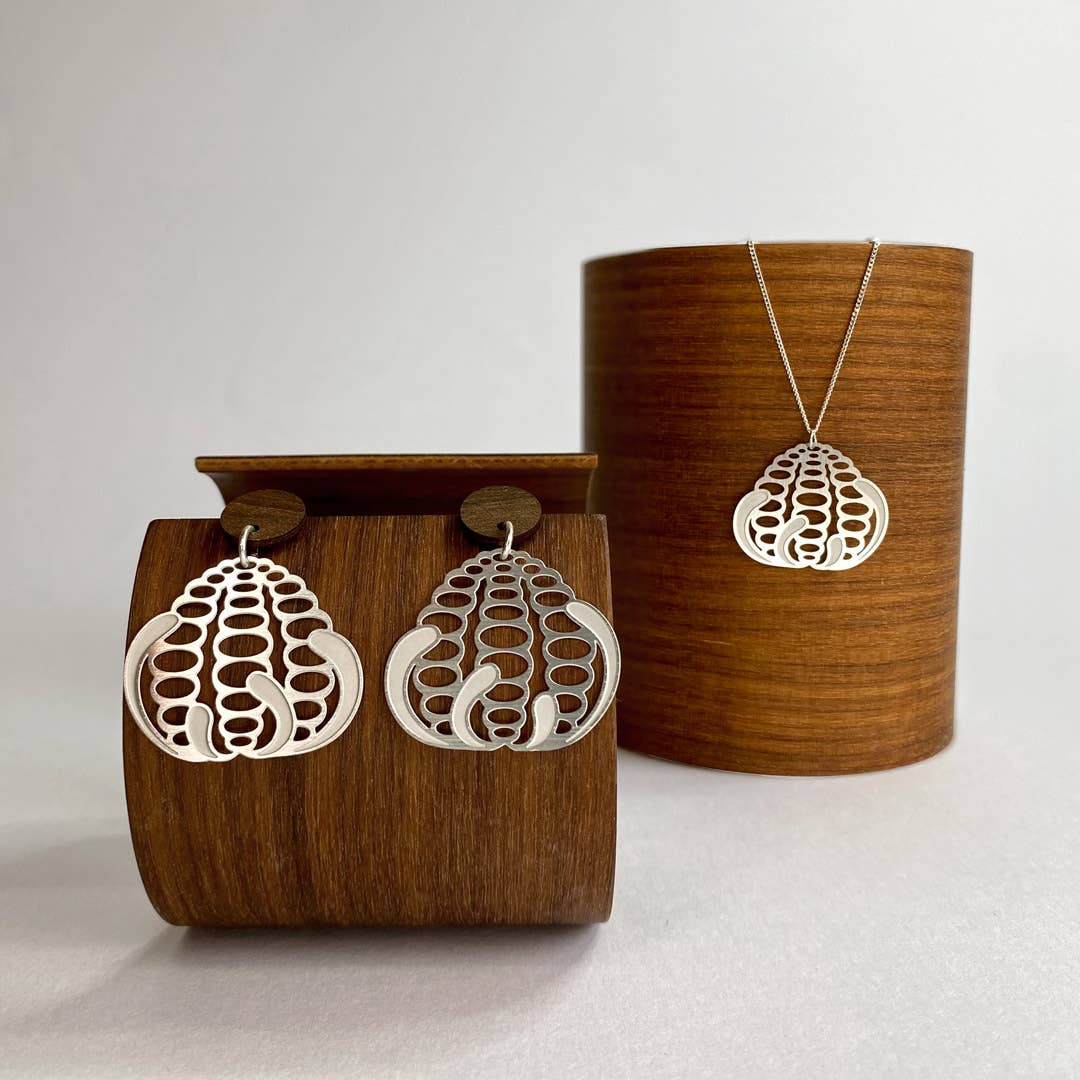 Go Do Good - Wholesale Dangle earrings - Banksia Silver Dangle Stud Earrings1