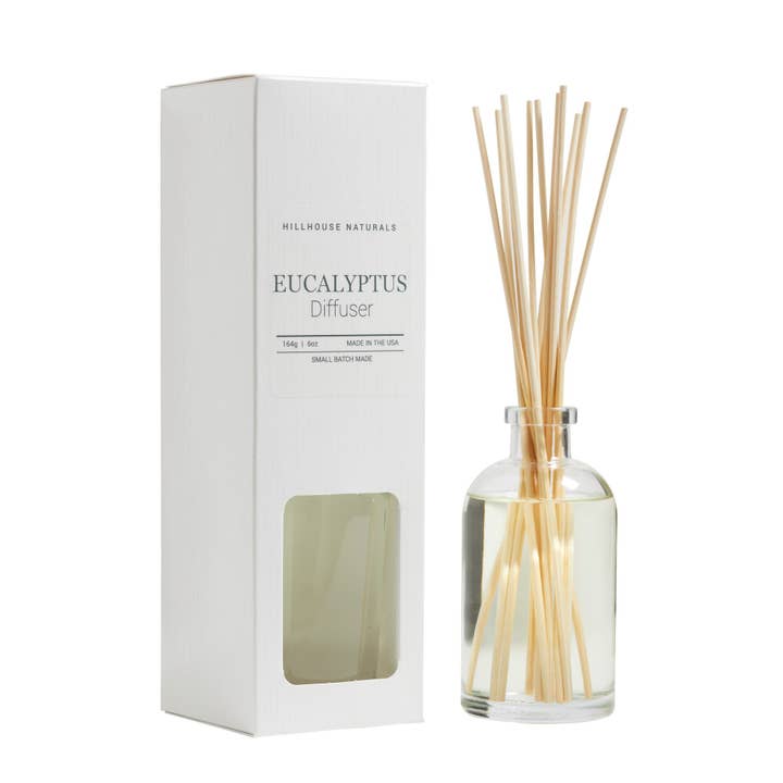 Eucalyptus Diffuser 6oz. Ctn.6 for wholesale by Hillhouse Naturals/Field+Fleur