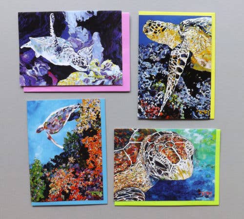 Kim Rody Creations LLC – wholesale Stationery/notecard set – Turtle Series Note Card2