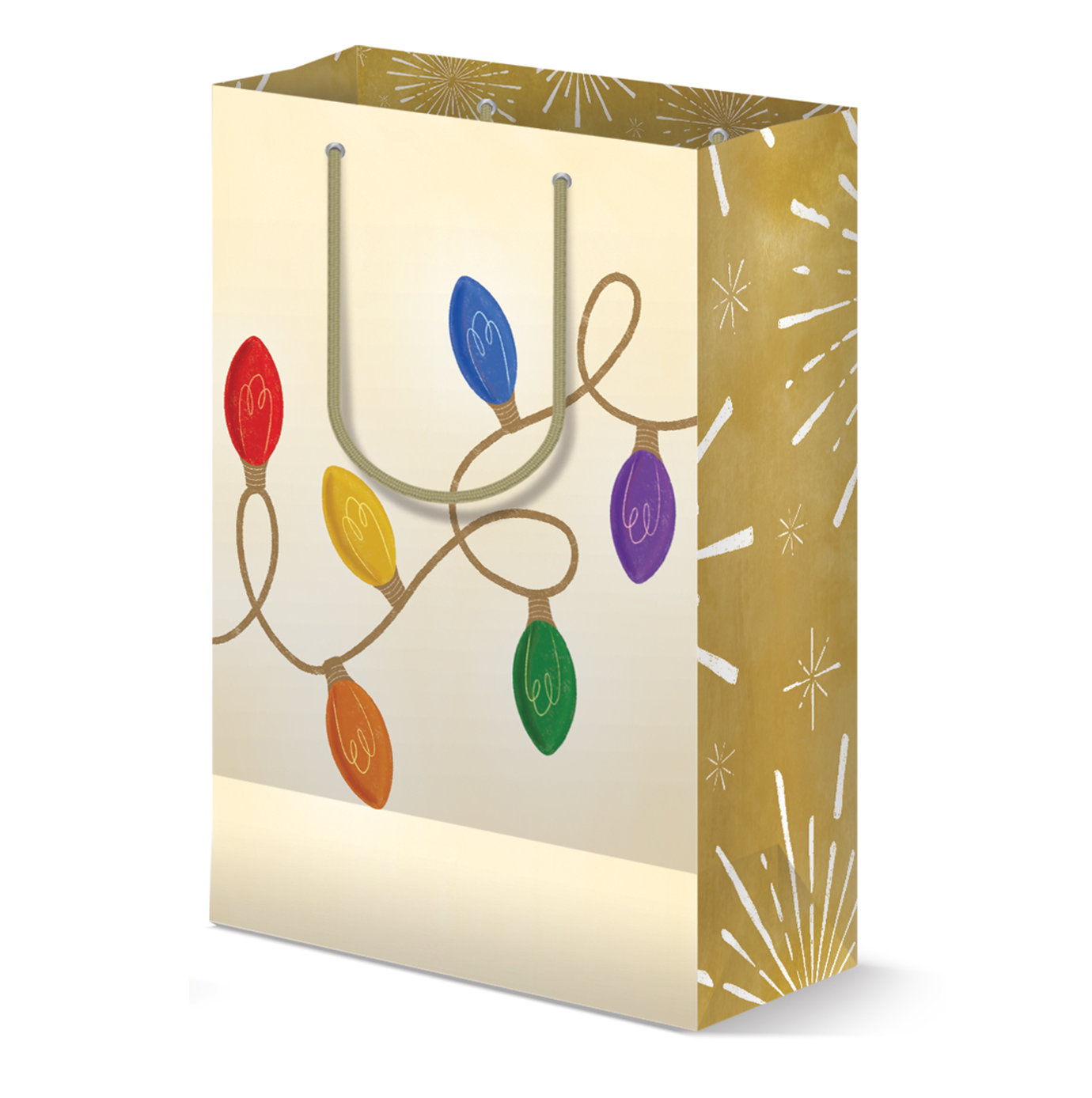 The Noble Paperie - Wholesale Gift Bag - Holiday Lights Christmas Holiday Season | Luxury Gift Bag1