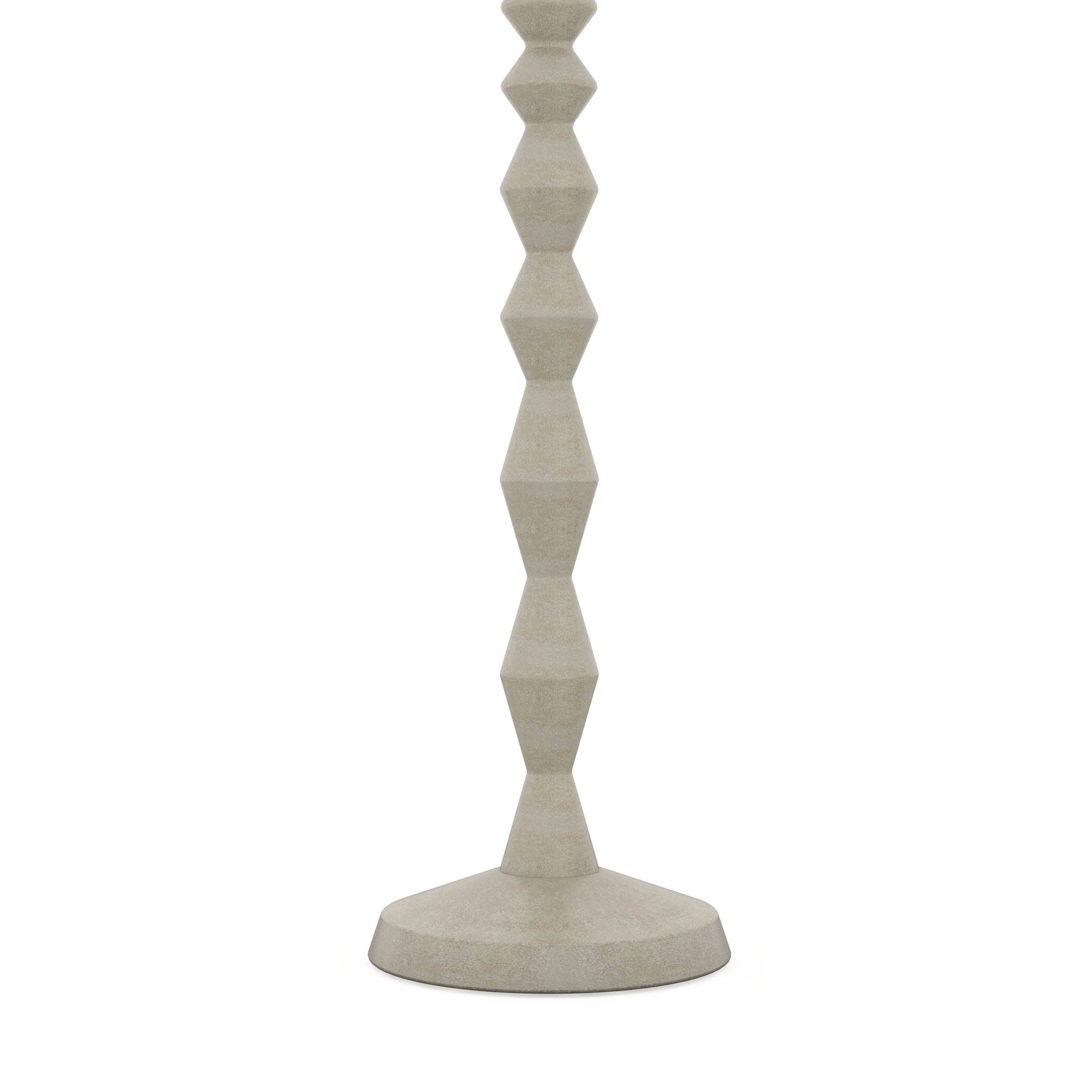 Lux Lighting - Wholesale Floor Lamp - Zenith, 66" White Slim Modern Design Floor Lamp - Drum Shade2