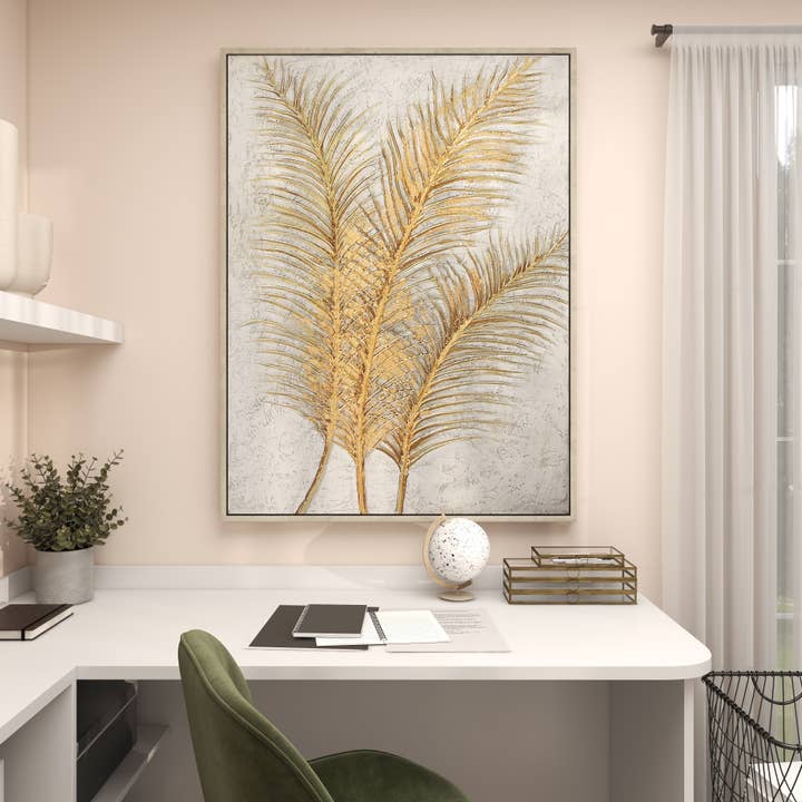 Deco Marché - Wholesale Canvas Art - Glam Gold Canvas Framed Wall Art5