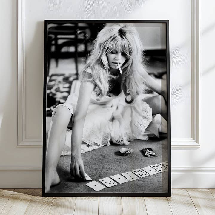 Romance Rebelde | Arte de Pared Vintage Glam Inspirado en Brigitte Bardot para venta al por mayor de Belter Prints