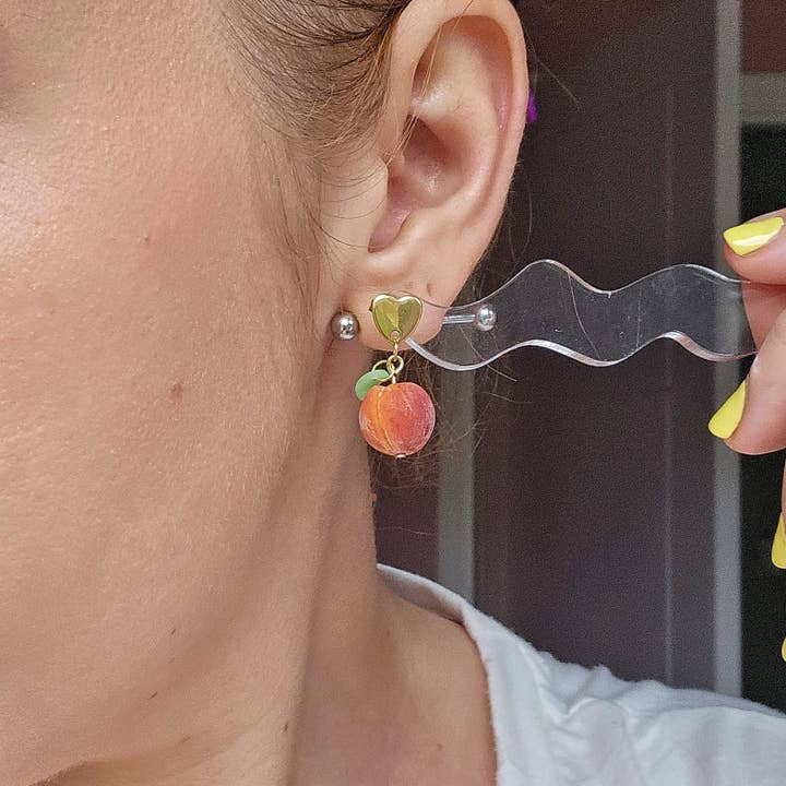 blurandbake - Wholesale Dangle Earrings - Peach Dangles
