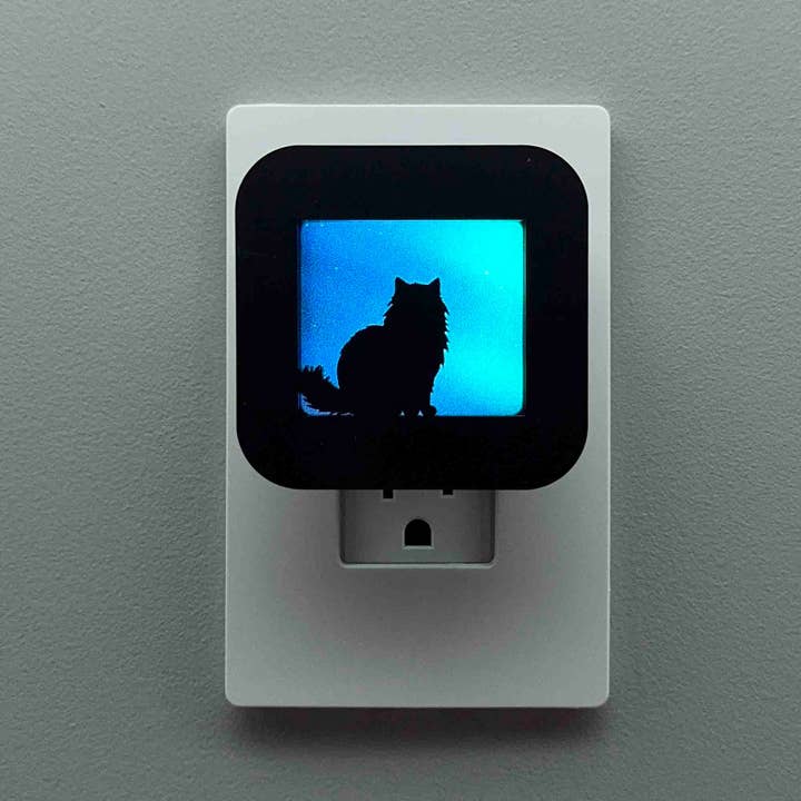 Veilleuse Chat Moelleux pour la vente par Swaplights Night Lights