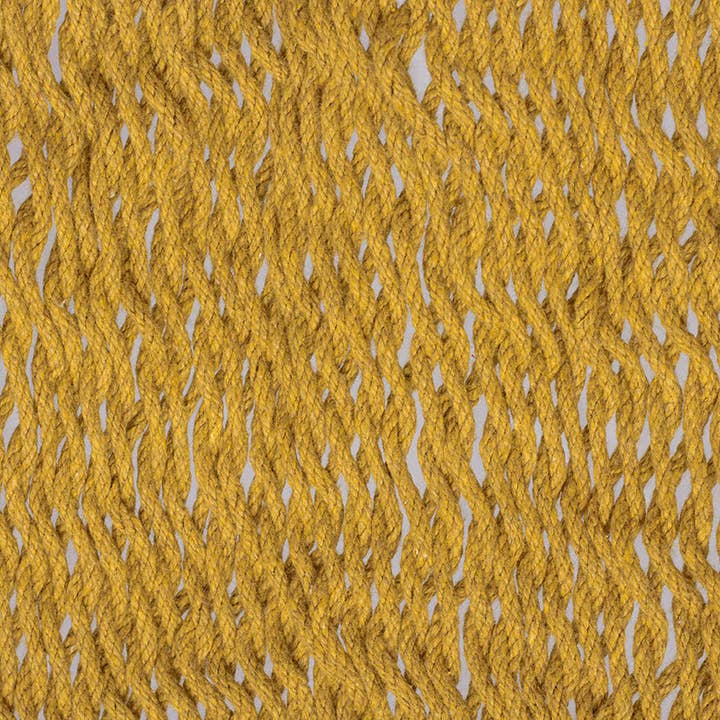 Algodón mostaza Auténtica hamaca mexicana de lujo de algodón para exteriores, cubierta, color mostaza de venta al por mayor en Faire